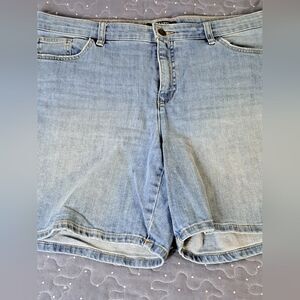 Chaps jean shorts size 14
